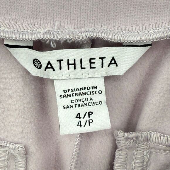 Athleta Apres Ski Down Jogger Pant Shasta Purple Women 4 Petite Outdoors Snow - Picture 4 of 7